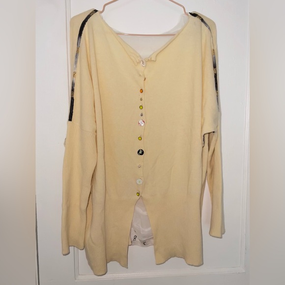 Elisa Cavaletti Cardigan Top/Cardigan [size Medium] - Picture 3 of 6